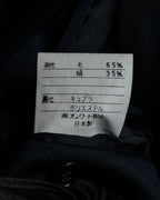 “Yves Saint Laurent” 90’s clean fly-front bal collar coat