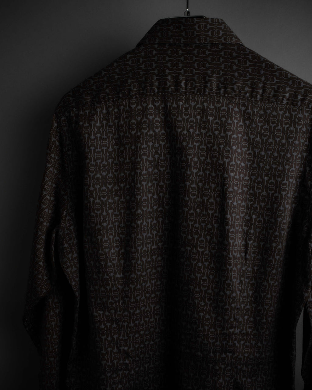 "GUCCI" Horsebit pattern shaped shirt