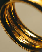 -SPECIAL- “BOTTEGA VENETA” 2021-2025 Gold tone sculptural knot ring