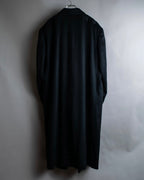 "Vintage super maxi length double-breasted oversized chester coat"