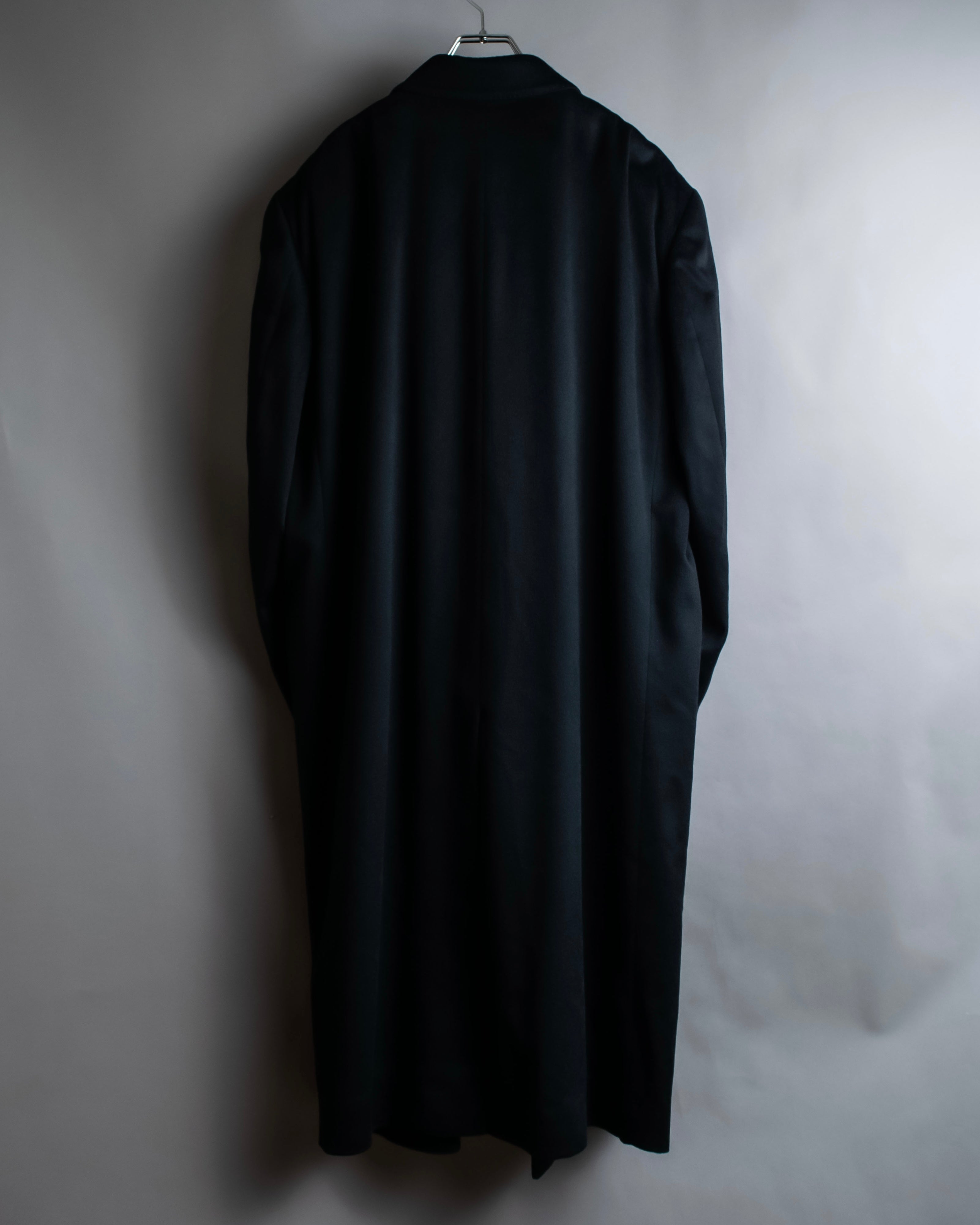 "Vintage super maxi length double-breasted oversized chester coat"