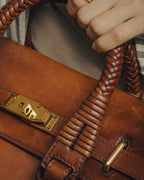 -SPECIAL- “GUCCI” 2016-2021 Archive inspired braided leather top handle bag