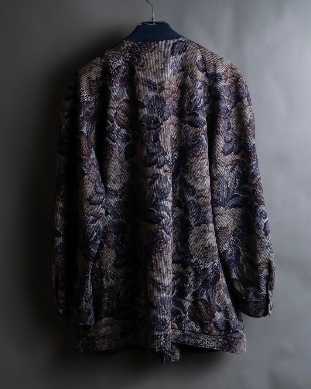 Vintage jacquard floral pattern jacket