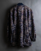 Vintage jacquard floral pattern jacket