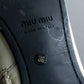 "MIU MIU" Shiny buckle design long boots