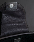 "Christian Dior" John Galliano period Gathering design leather hand bag