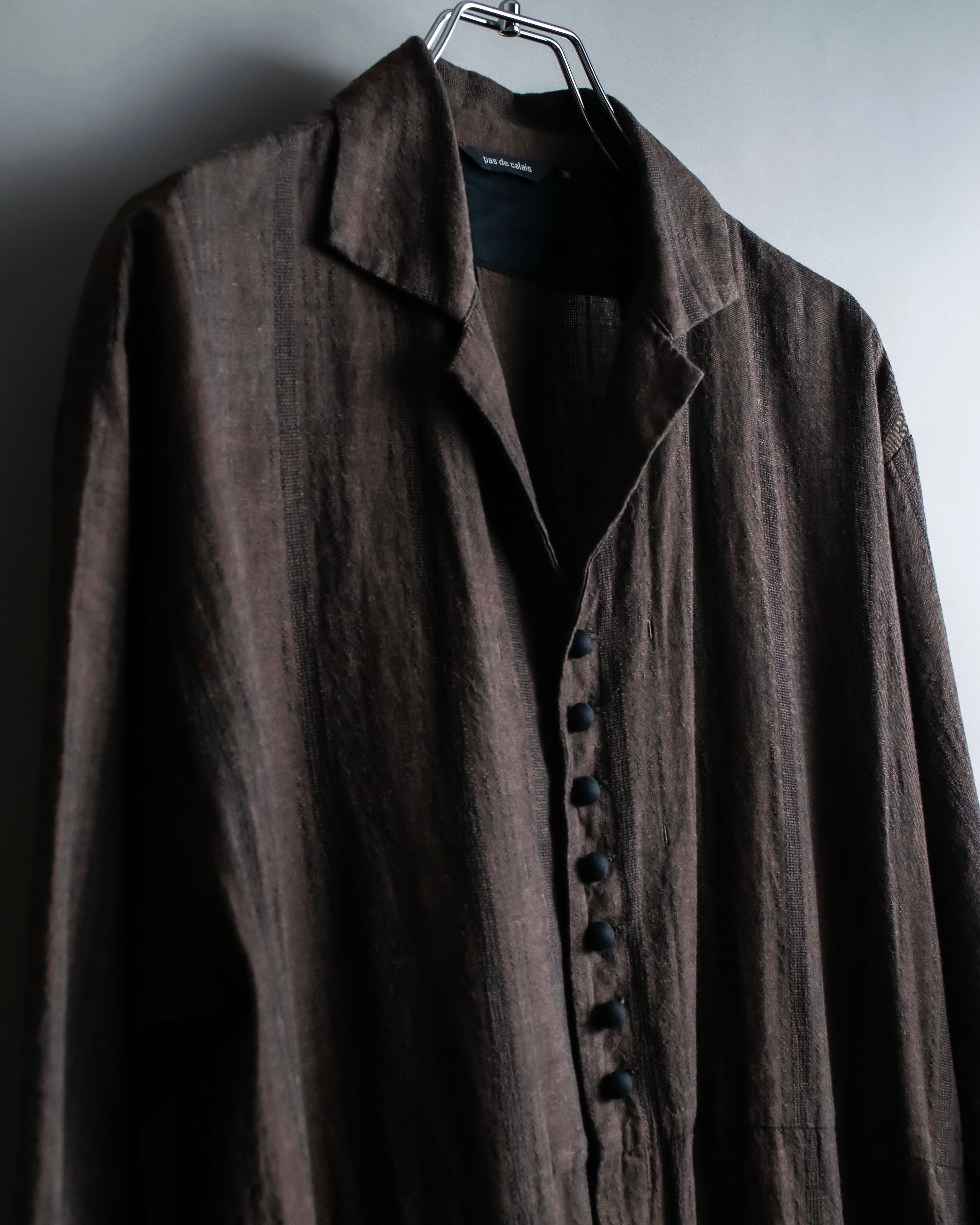 "pas de calais" compact collar long dress