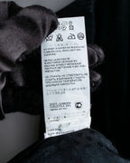 "DOLCE & GABBANA" Pattern switching peak lapel gilet