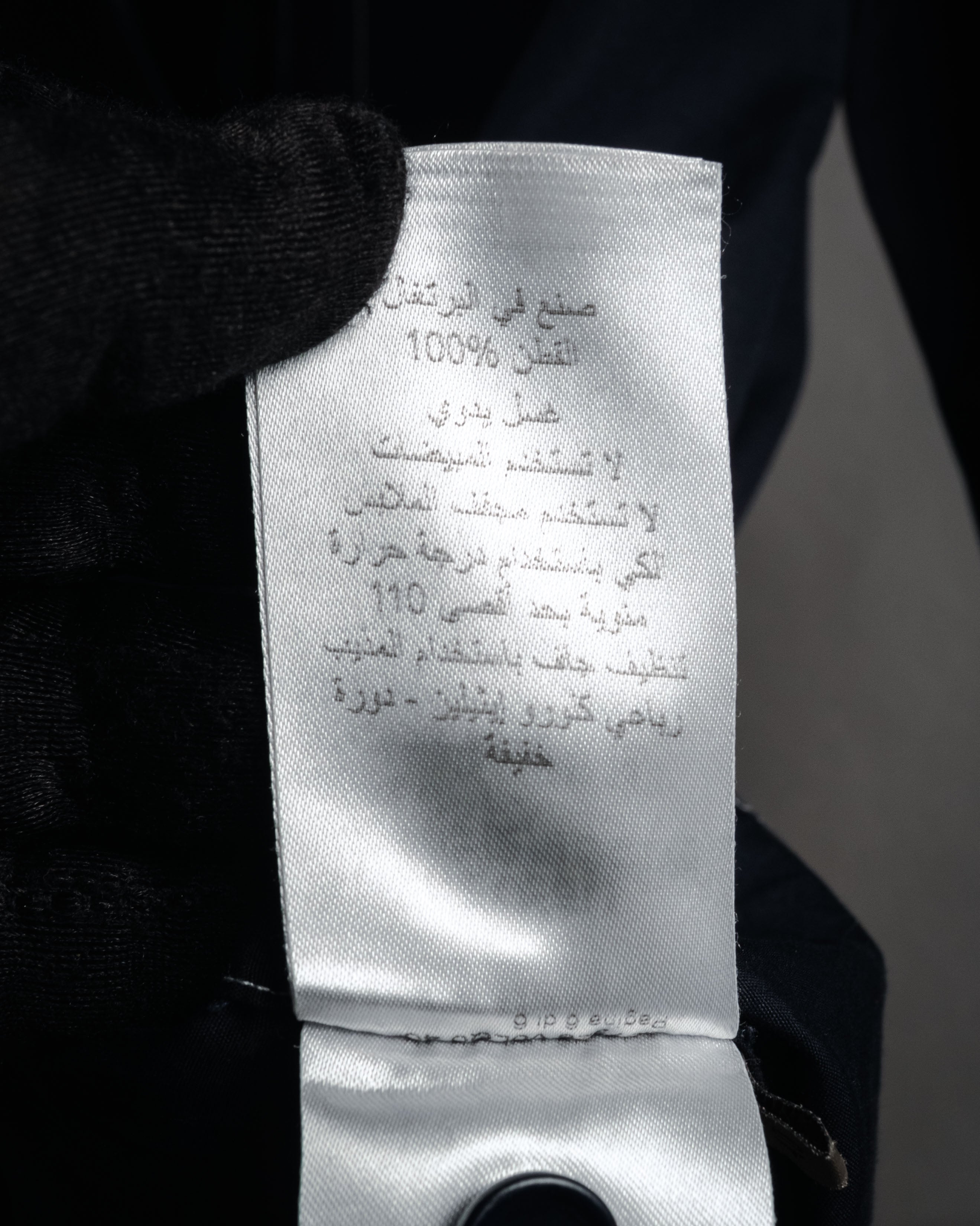 “BOTTEGA VENETA” 2010’s contrast stitch uniform cotton shirt