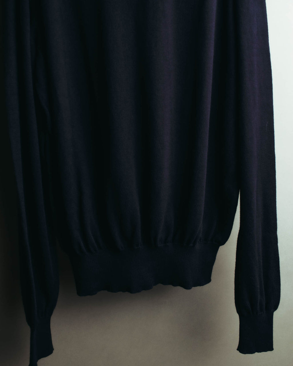 "Loro Piana" 00's-10's Refined cotton half-zip sweater