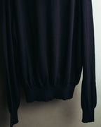 "Loro Piana" 00's-10's Refined cotton half-zip sweater