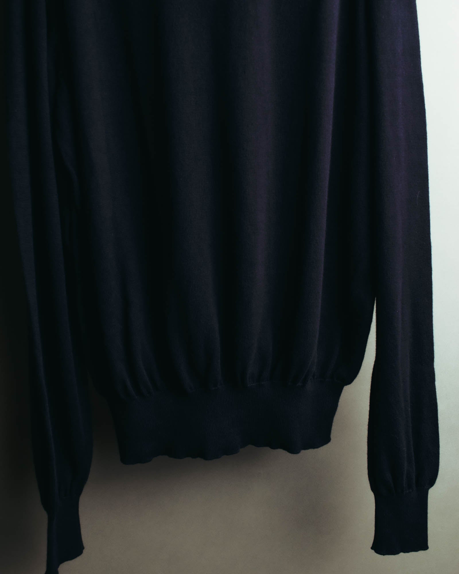 "Loro Piana" 00's-10's Refined cotton half-zip sweater