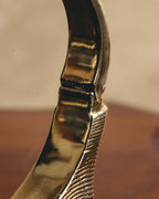 -SPECIAL- “BOTTEGA VENETA” 00’s-10’s Natural stone set ribbed sculptural cuff