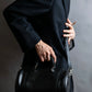 "JEAN PAUL GAULTIER" Tubular design leather 2way shoulder bag