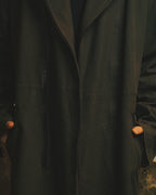 -SPECIAL- "COMME des GARÇONS HOMME" 03AW Asymmetric zip long coat