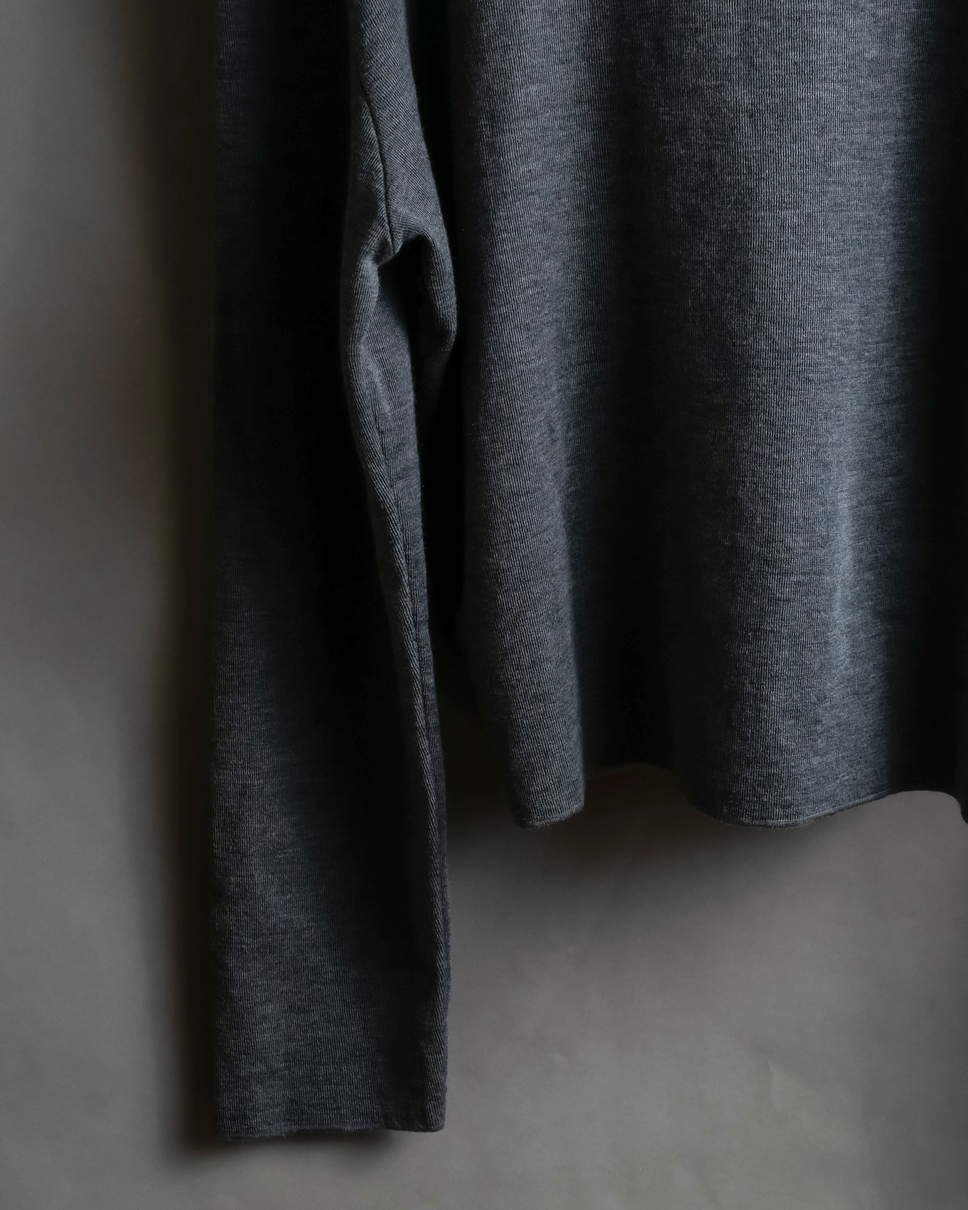 "JIL SANDER" Polo collar design wool knit pullover