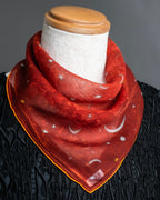 "HERMES" Celestial motif petit carre scarf