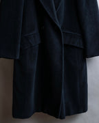 "Max Mara"
 Swakara fer collar oversized wrap style chester coat