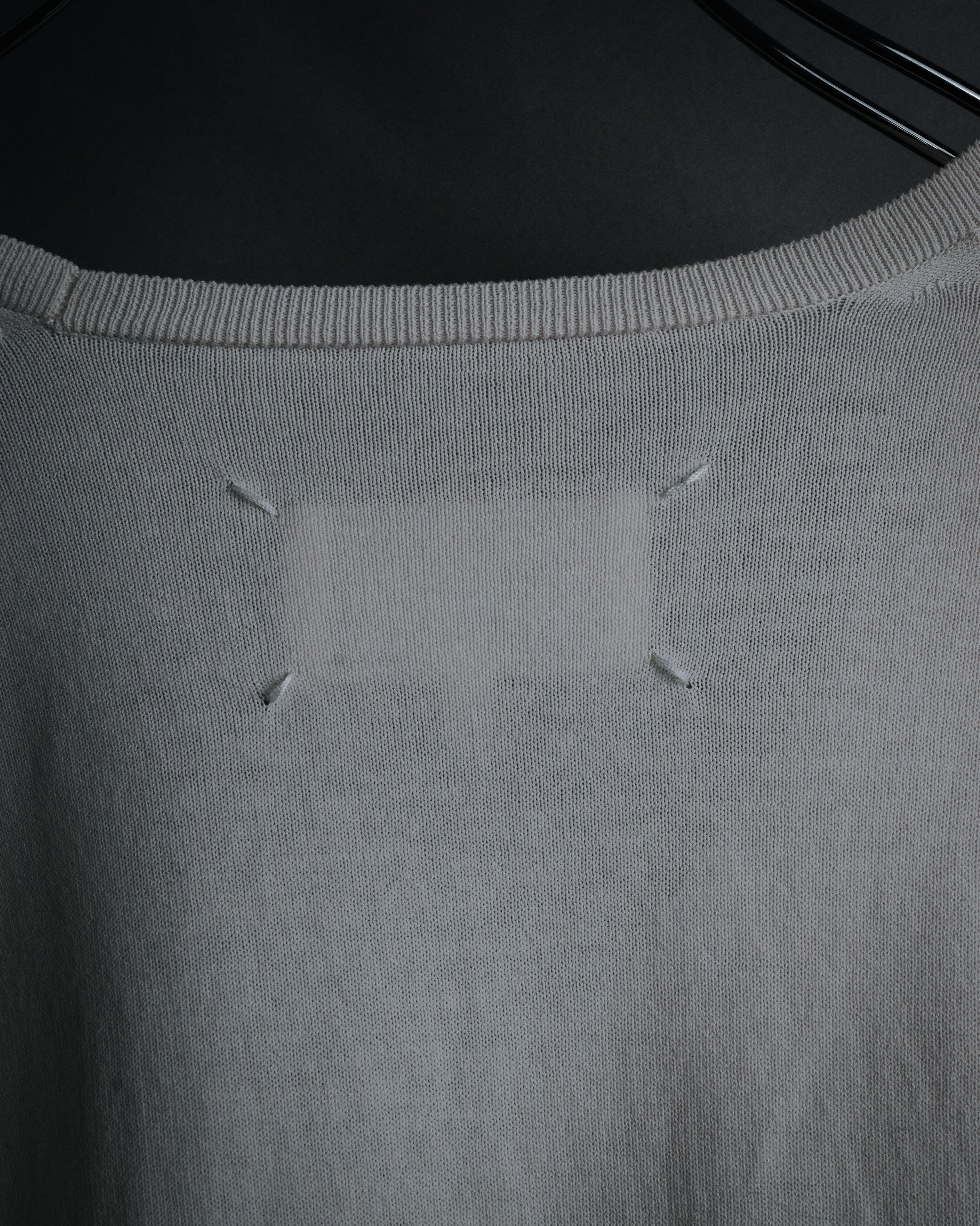 "Maison Martin Margiela" 2014 asymmetrical cotton knit cardigan