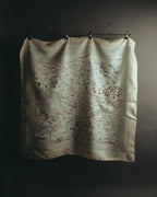 "Hermès" 00's Pastel bird print silk scarf