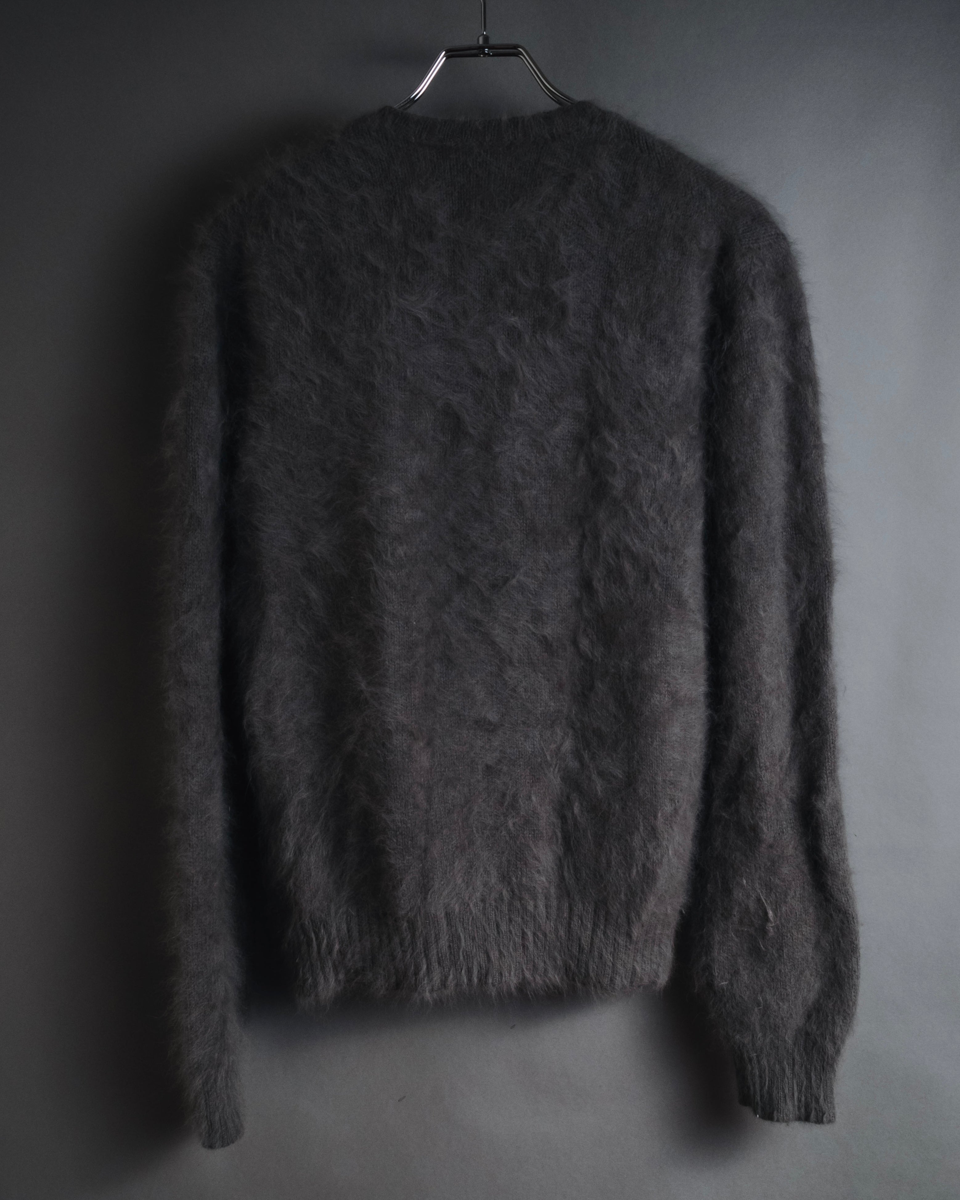 "GUCCI" 2010-11 angora blend brushed crewneck knit