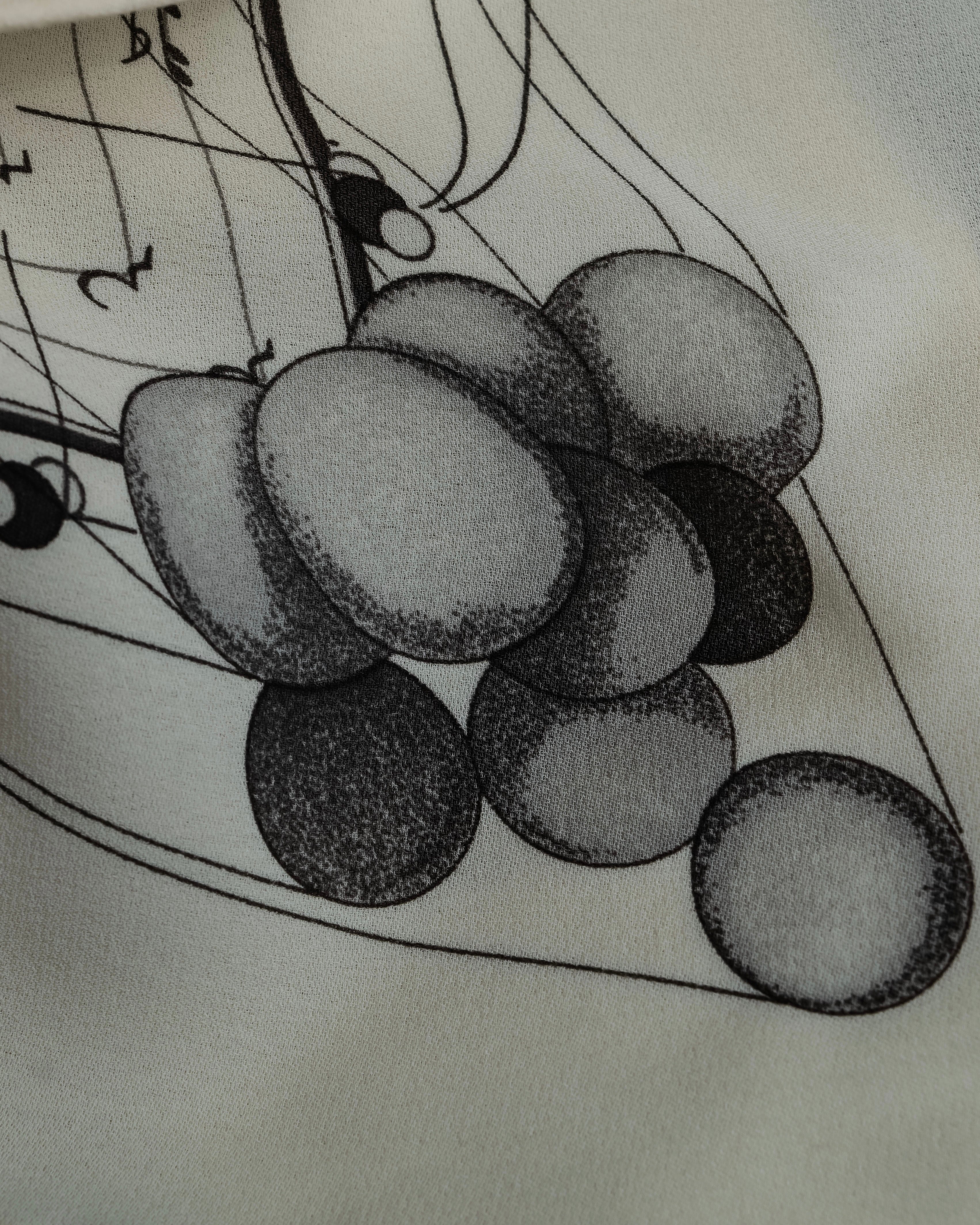 "HERMES" La Musique des Sphères Carre 90 silk scarf