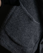 "OUR LEGACY" Patch pocket design lambswool knit jacket