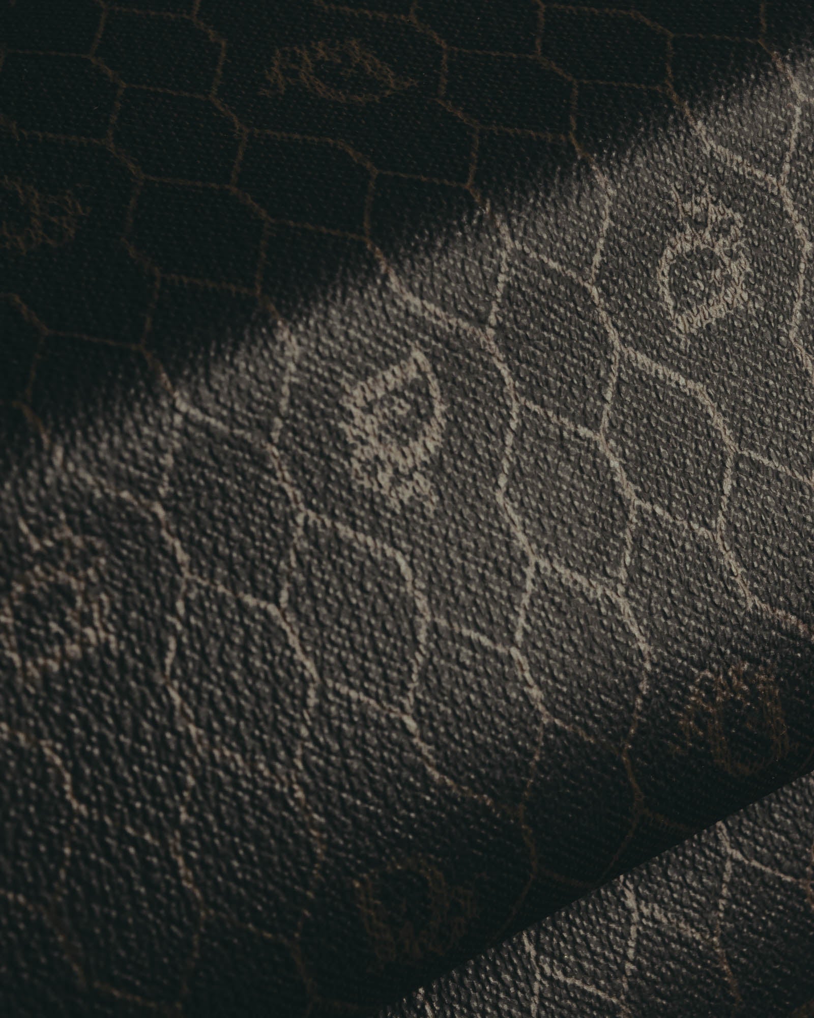 "Christian Dior" 70's-80's Honeycomb travel bag