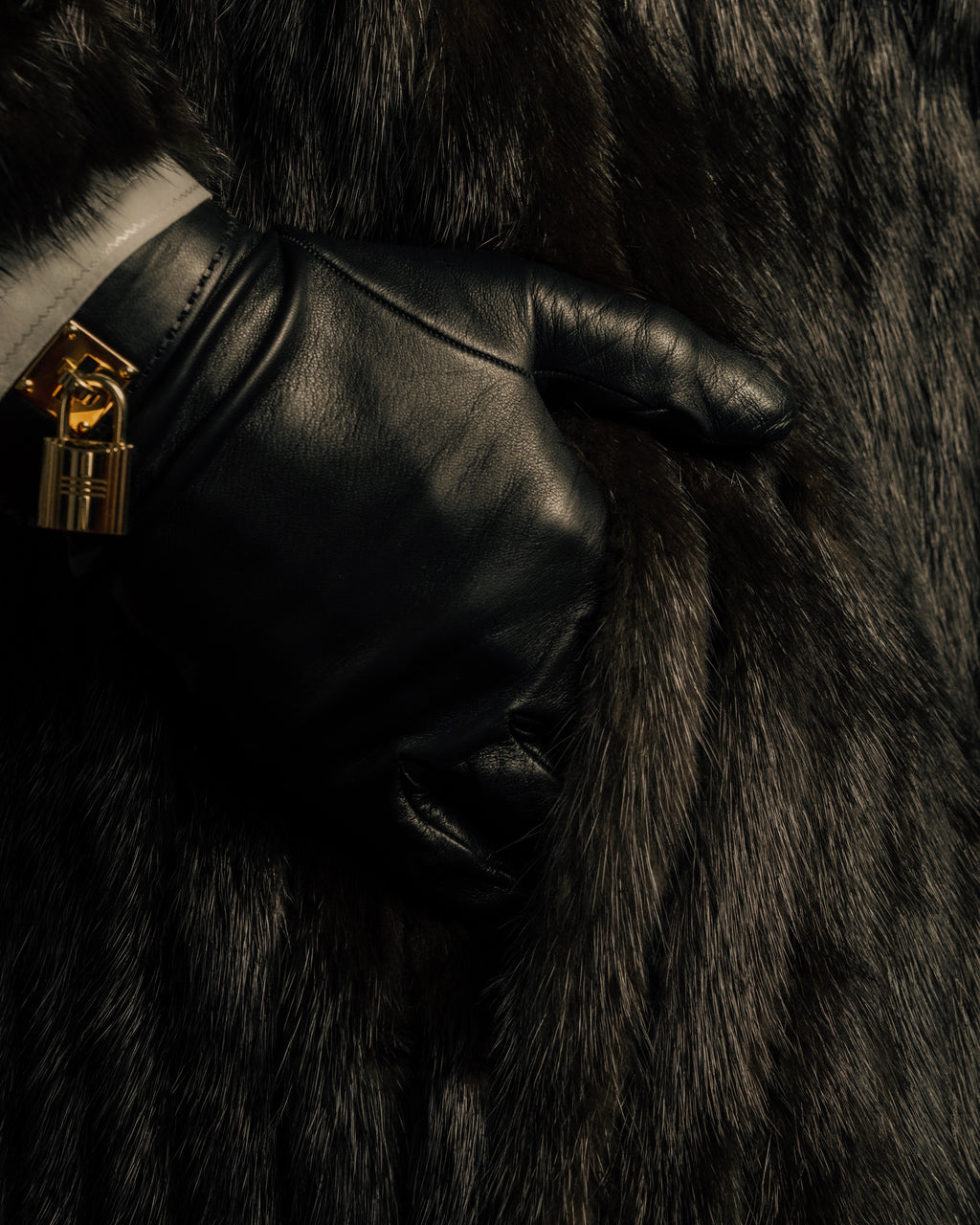 -SPECIAL- "Christian Dior Boutique Paris" 70's-80's Panel work design 100% mink fur coat