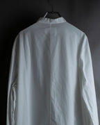 "MAISON MARGIELA" 18AW No-collar design Super long shirt