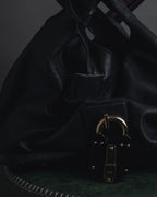 -SPECIAL- “LOEWE” Calle oversized padlock leather bag