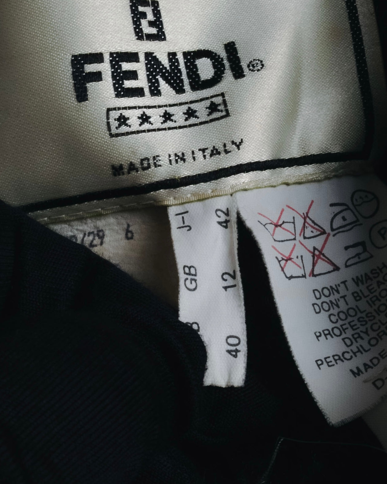 –SPECIAL– "FENDI"
Late 80s-early 90s oversized pile wool wrap coat