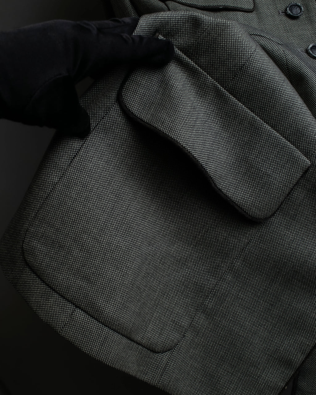 "Christian Dior" Flap pocket detail military tailored jacket