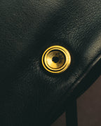 "Yves Saint Laurent" 80's-90's Quilted leather shoulder bag