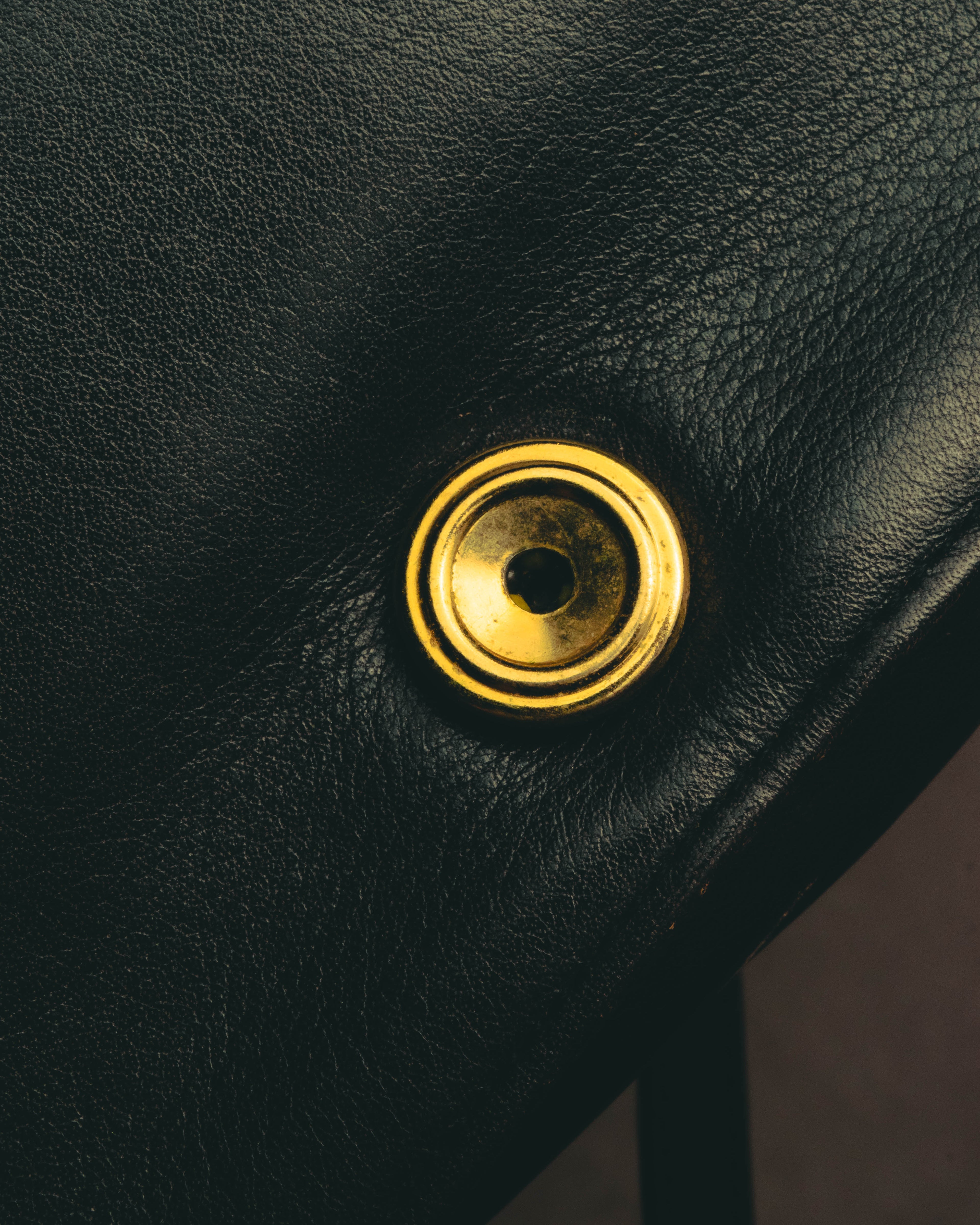 "Yves Saint Laurent" 80's-90's Quilted leather shoulder bag