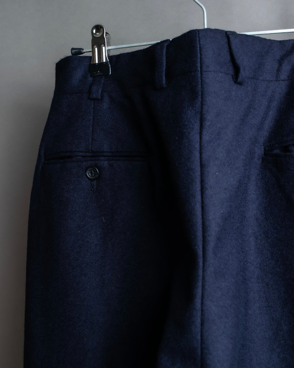 Vintage no tuck wide tapered slacks