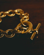 –SPECIAL– "CELINE" 90's Sculptural link bracelet
