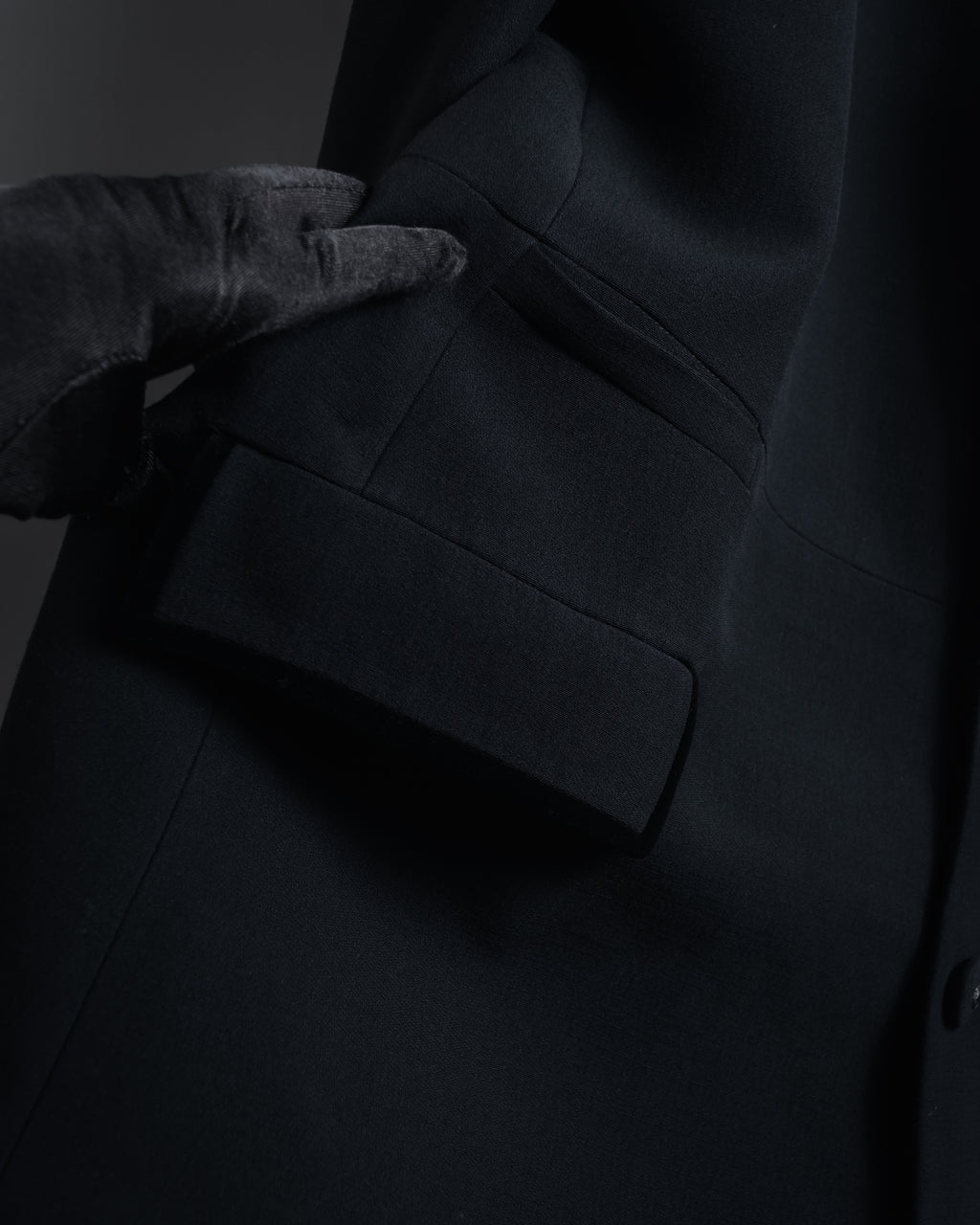 "Gianni Versace" 90’s couture wool-blend long coat