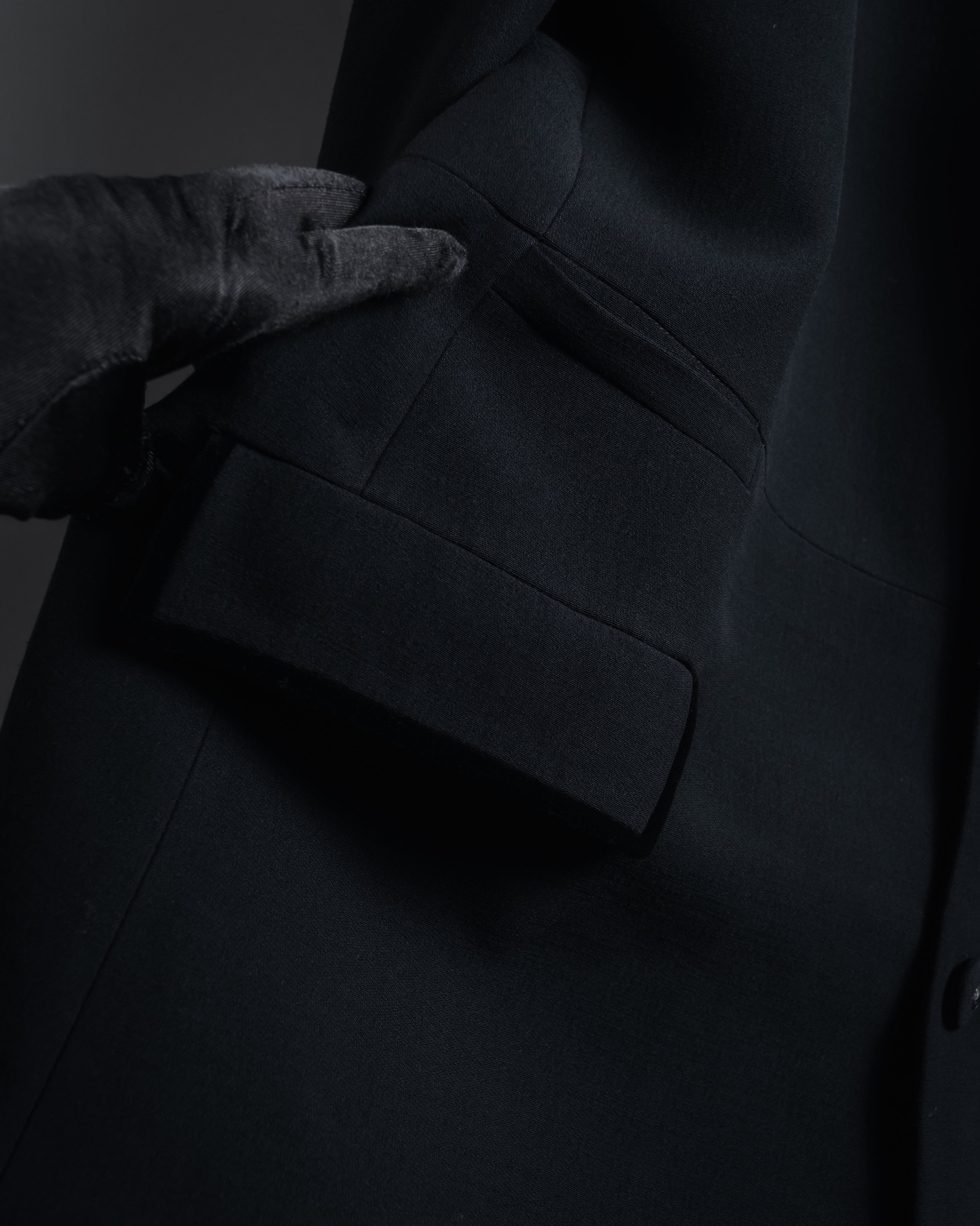 "Gianni Versace" 90’s couture wool-blend long coat