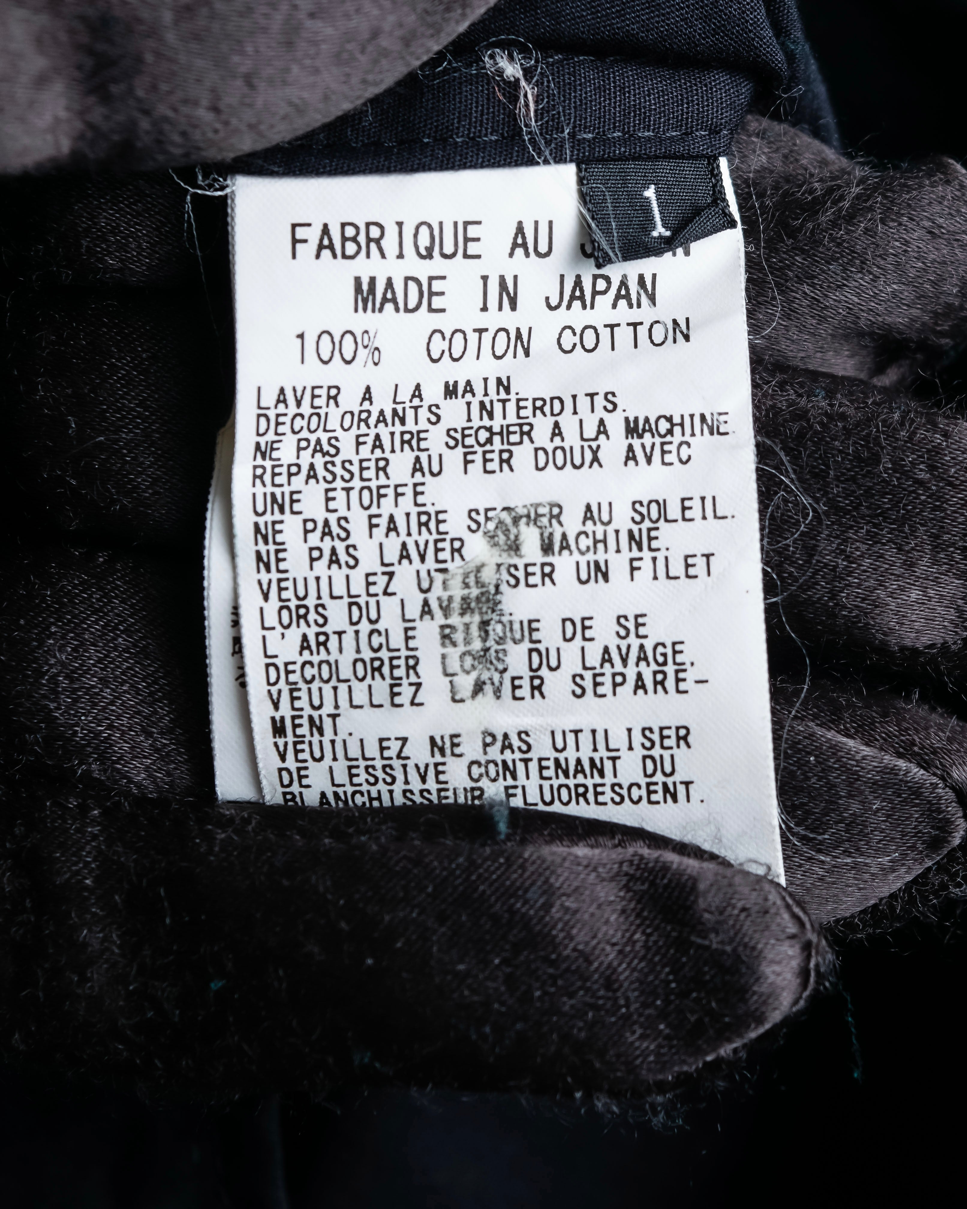 "Y's" Stand &amp; Regular Collar Cotton Shirt