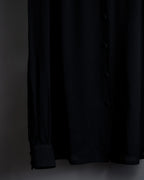 "Christian Dior PRETA PORTER" Compact gathered design crepe fabric blouse