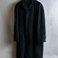 "YVES SAINT LAURENT" Fly front soutien collar mid length coat