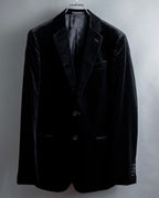"LOUIS VUITTON" Geometric pattern velvet tailored jacket