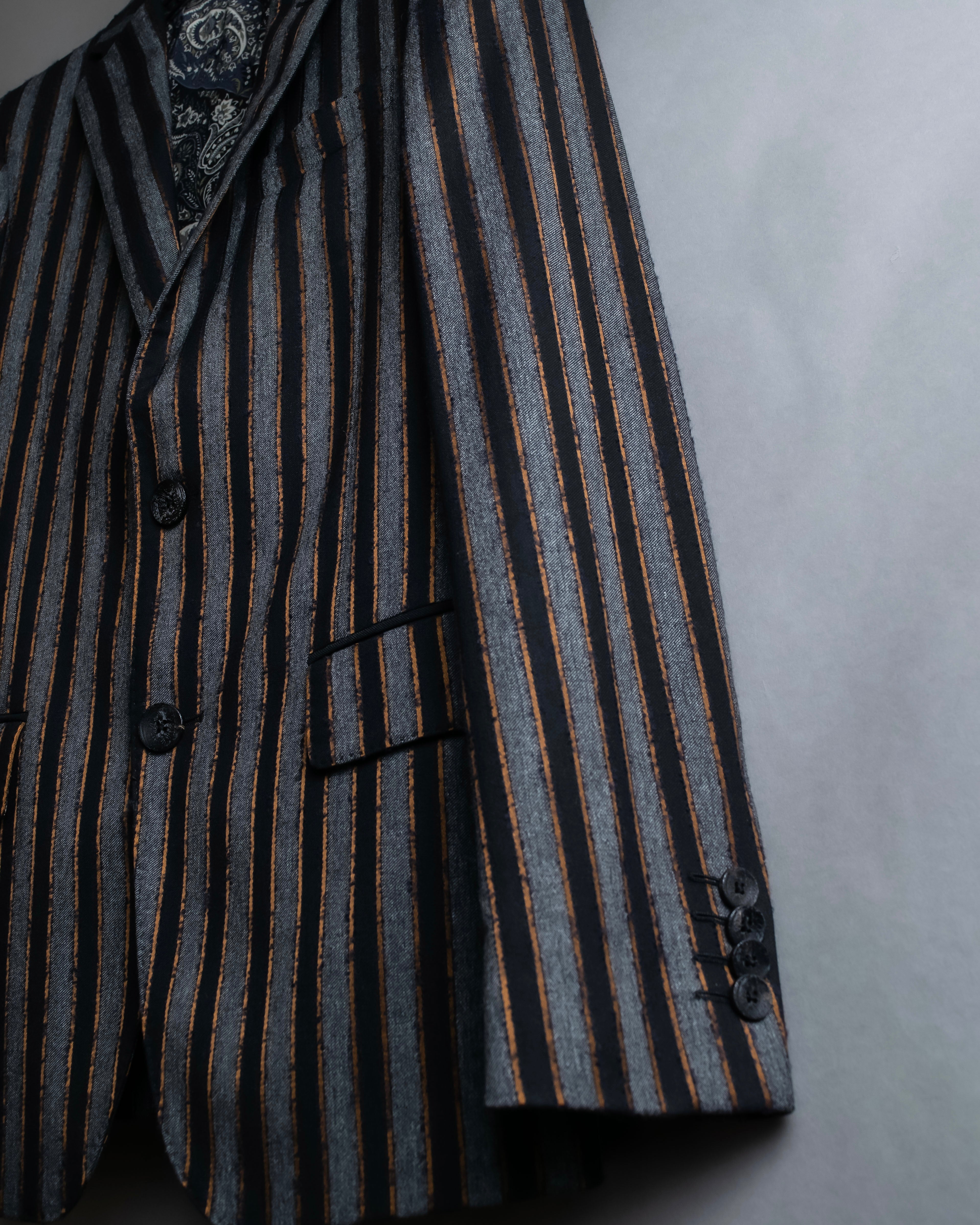 "ETRO" Multi-stripe tailored jacket