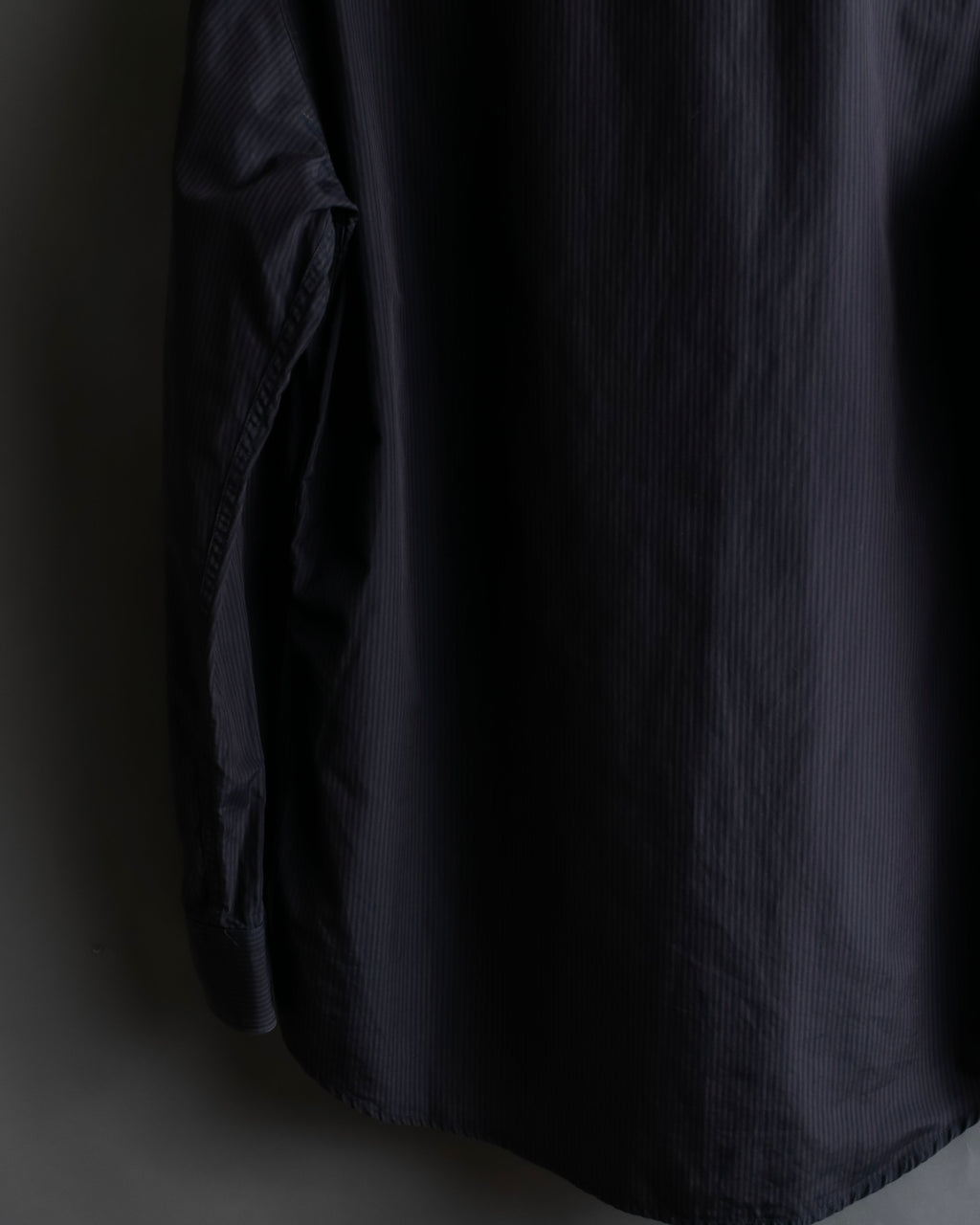 "GUCCI" Slightly glossy pinstripe oversized shirt