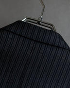 "PAUL SMITH" Satin-switched striped tailored jacket