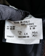 "LOUIS VUITTON" 2 button relaxed tailored jacket & no tuck tapered slacks set up