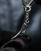 "Salvatore Ferragamo" silver gangini logo chain bracelet