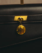 "Thierry Mugler" 80's-90's Architectural leather shoulder bag