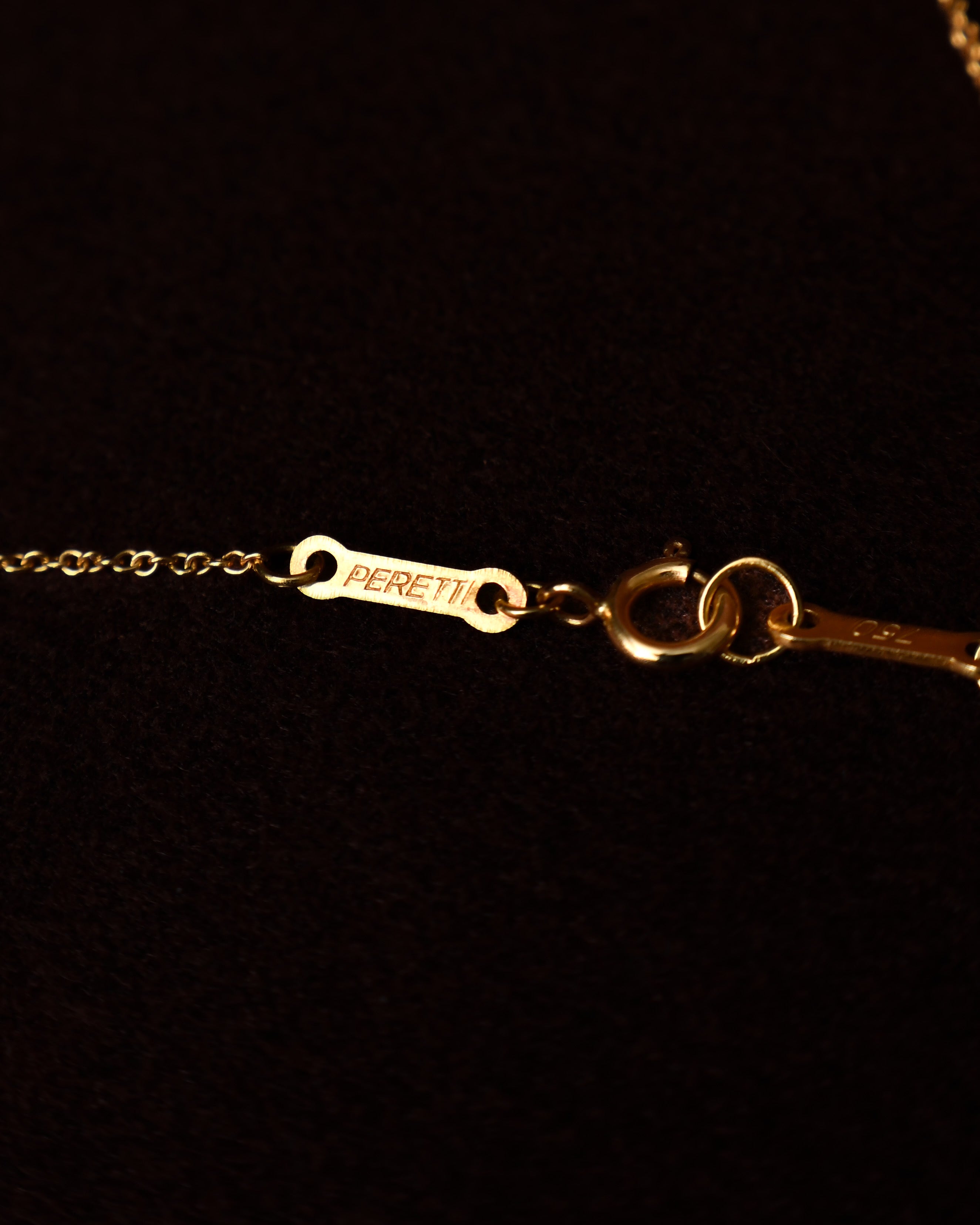 Tiffany&Co./ “Star of David” 18K Yellow Gold Necklace